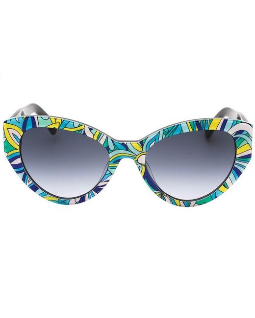 Kate Spade Blue Paisleigh/S 55Mm Sunglasses