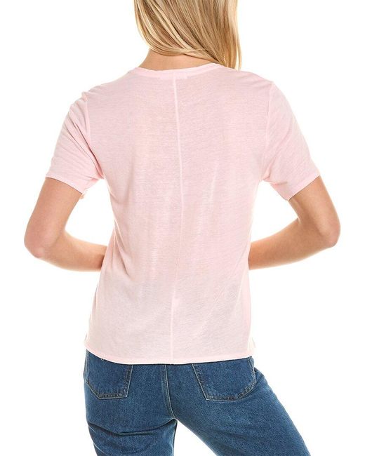 Rag & Bone Multicolor Michal Linen-blend T-shirt