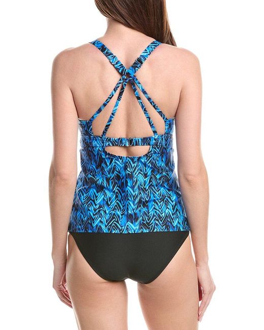 Next Blue Lunge Sport Tankini