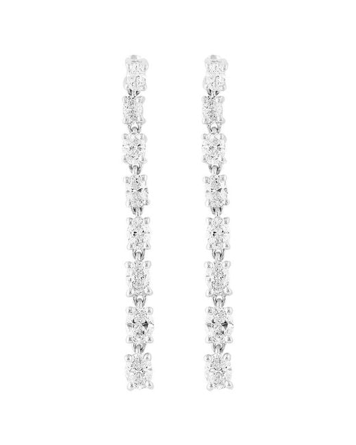Effy Fine Jewelry White 14K 1.49 Ct. Tw. Lab-Grown Diamond Earrings