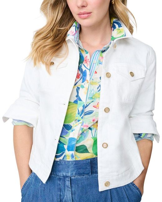 J.McLaughlin White Medina Jacket
