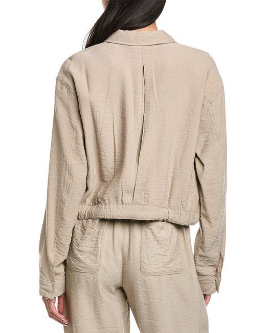 Splendid Natural Breck Crepe Jacket