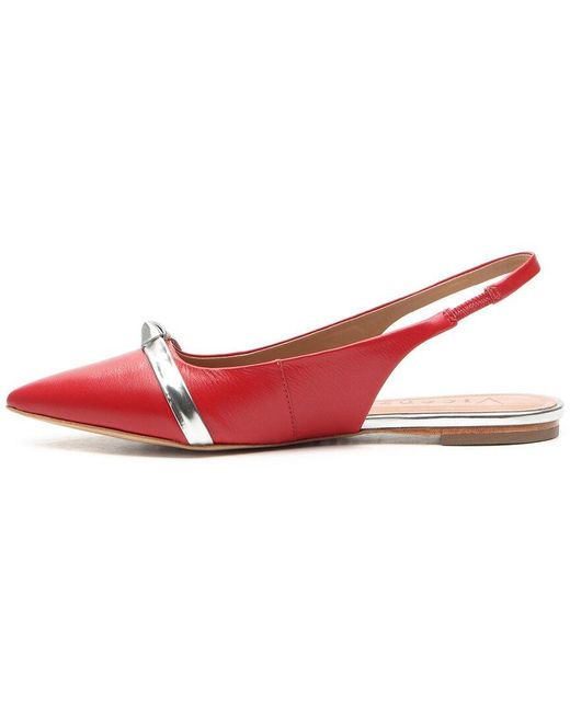 Vicenza Pink Burnie Leather Slingback