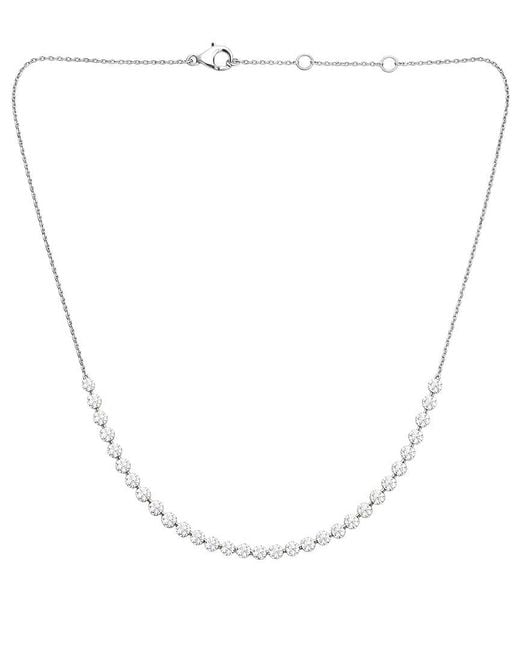 Maitre De Diamant White 14K 3.84 Ct. Tw. Lab-Grown Diamond Necklace