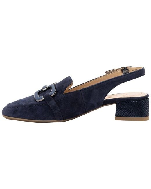 Ara Blue Granada Suede Pump