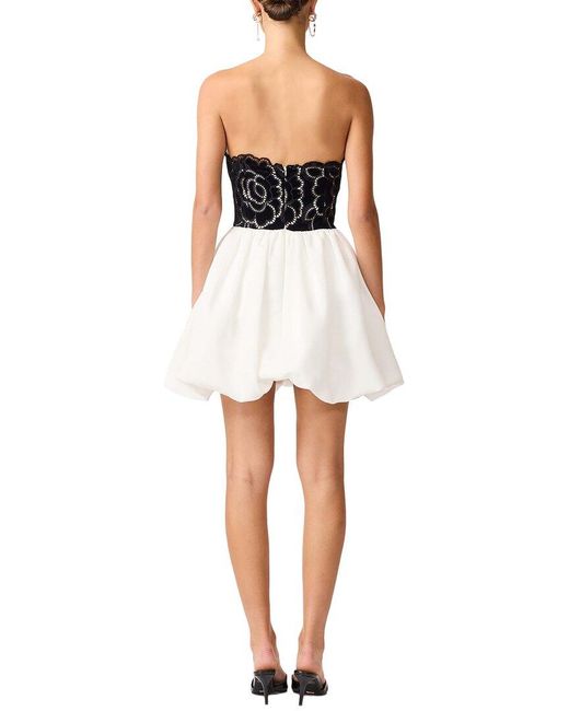 Elliatt White Eris Strapless Mini Dress