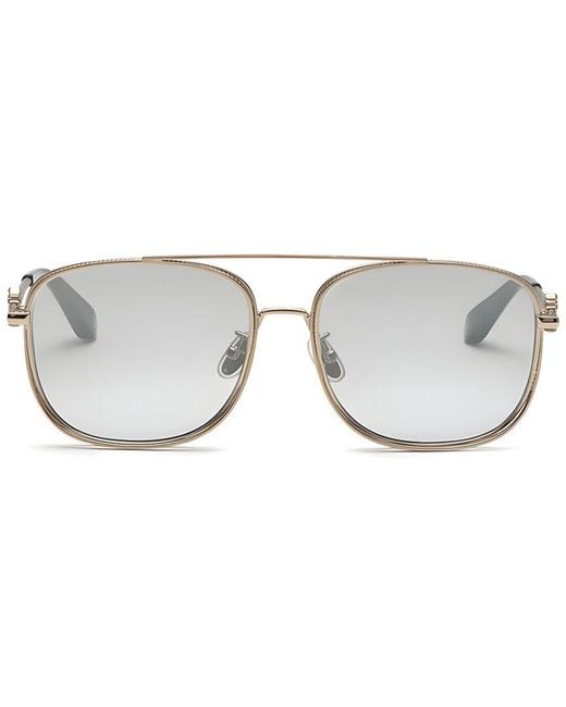 Roberto Cavalli Metallic 59Mm Sunglasses