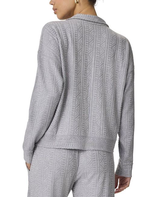 Splendid Gray Polo Top