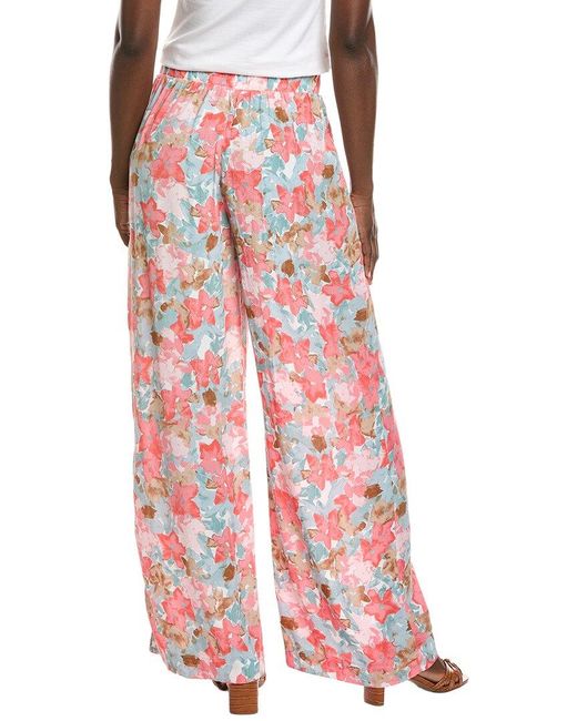 Ichi Red Sanura Pant