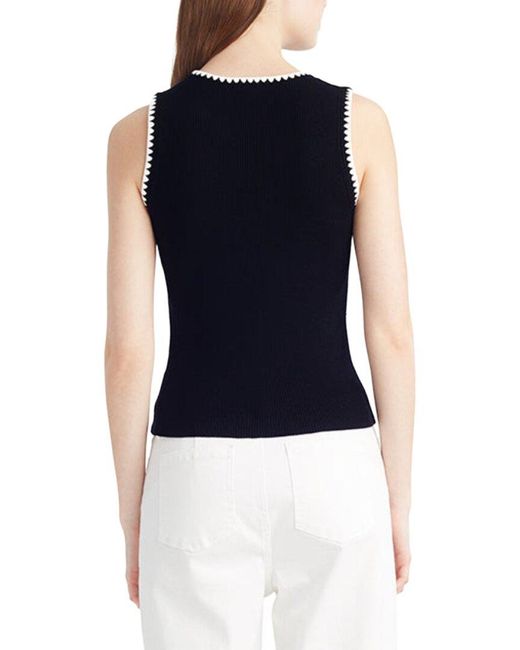 Draper James Blue Sweater Tank