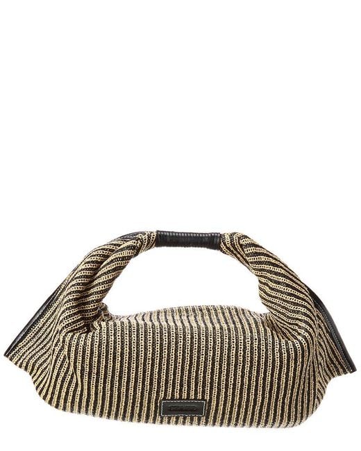 STAUD Jetson Raffia Shoulder Bag in Brown Lyst