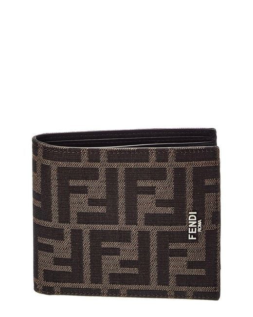 Fendi Black Ff Card Case for men
