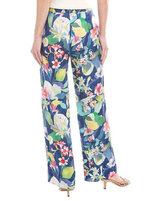 J.McLaughlin Blue Broderick Pant