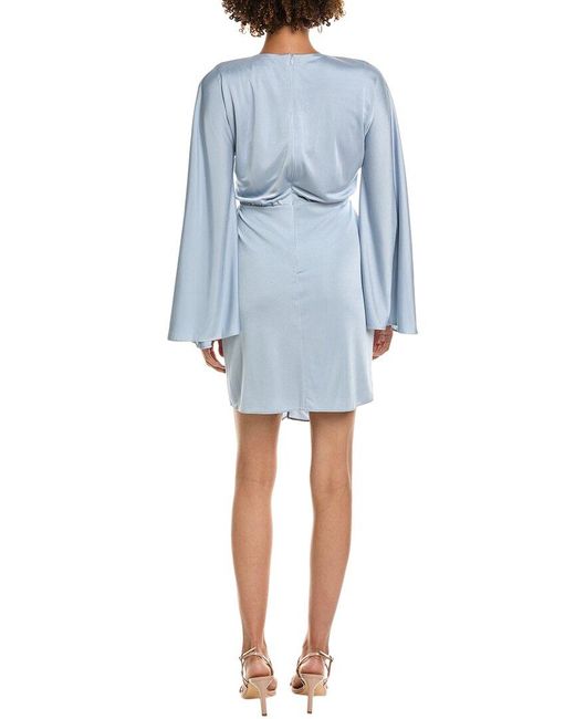 Halston Heritage Blue Kiko Cocktail Dress