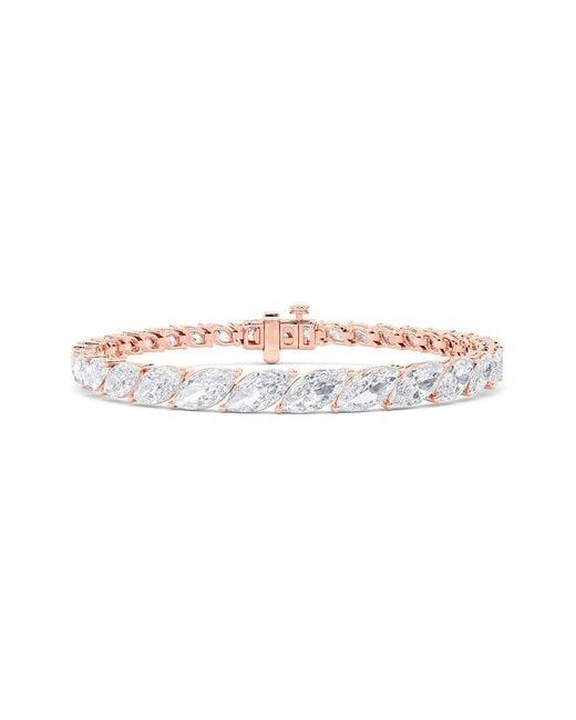 Lab Grown Diamonds White 14K 13.00 Ct. Tw. Lab-Grown Diamond Bracelet