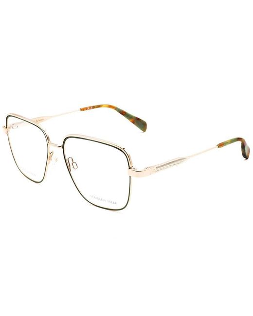 Rag & Bone Metallic 54Mm Optical Frames
