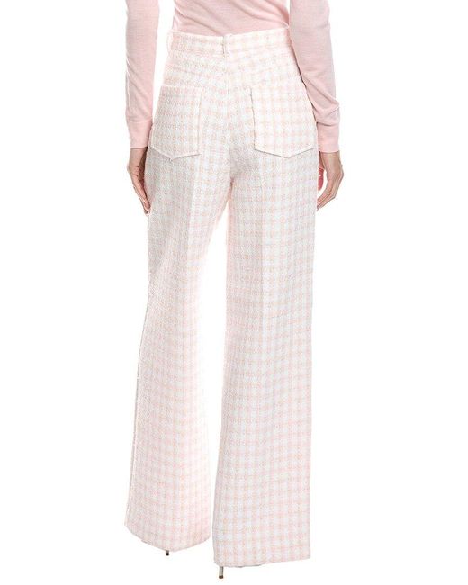 Sandro Pink Tweed Pant