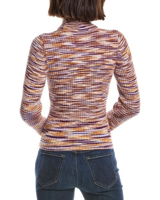 Mother Red The Street Collar Wool & Alpaca-Blend Sweater