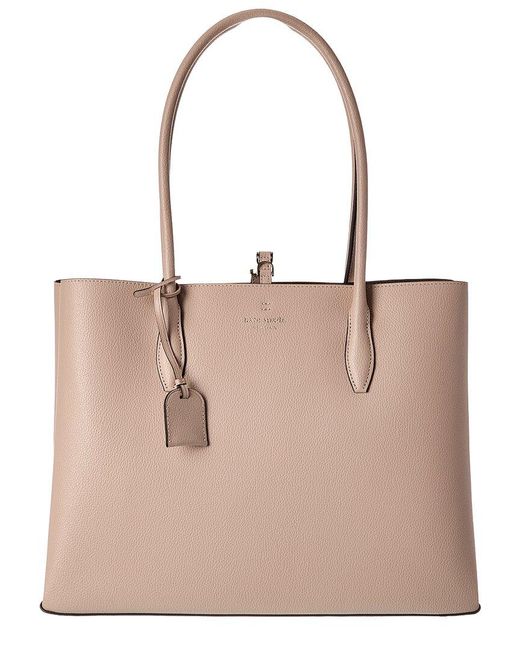 Kate Spade Natural Eva Large Leather Tote