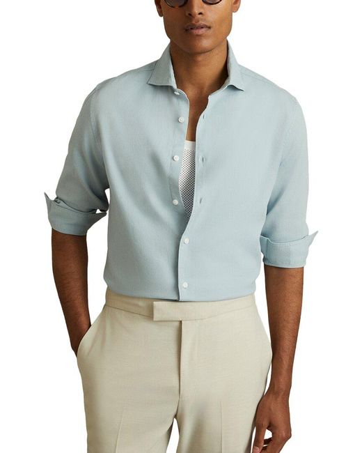 Reiss Blue Cecil Shirt for men