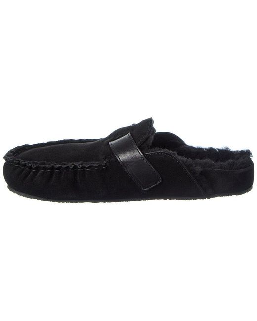 Officine Generale Black Officine Generale Suede Mule
