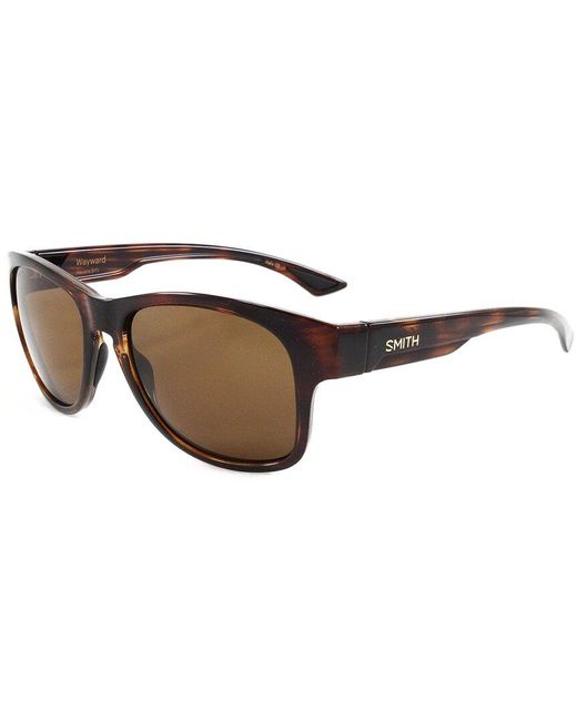 Smith Brown Wayward 54Mm Polarized Sunglasses for men