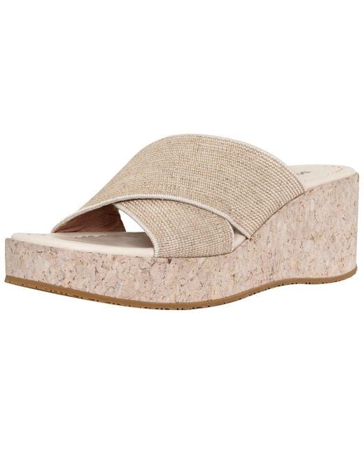 Donald J Pliner White Jocelyn Fabric Sandal