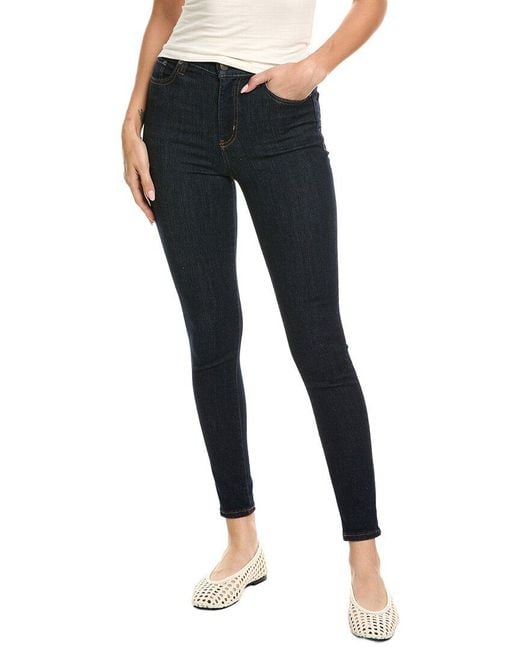 FRAME Blue Le High Rise Skinny Jean
