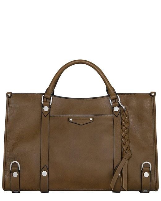 Rebecca Minkoff Brown Surplus Leather Satchel