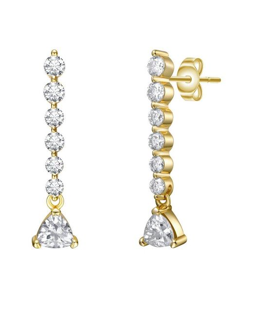 Genevive Jewelry Metallic Dangle Earrings