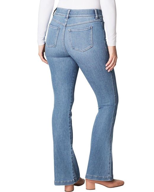 Spanx Blue Spanx Pull-On Flare Jean