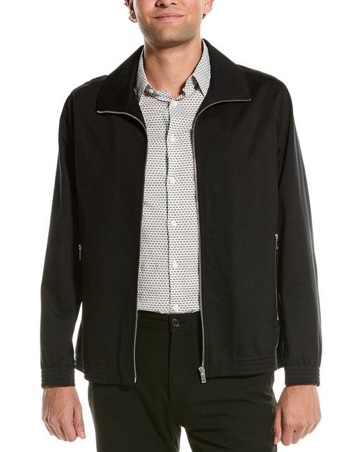Theory Black Classon Ponte Jacket for men