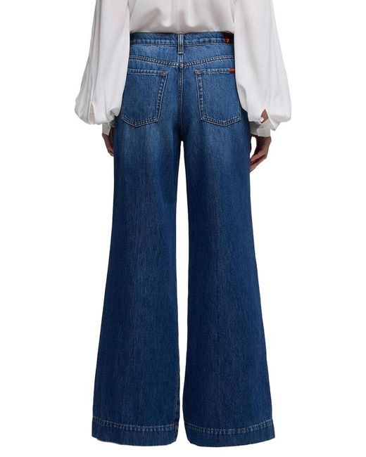 7 For All Mankind Blue Cartersville Modern Dojo Tailorless Jean