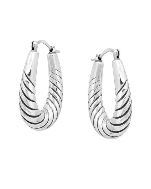 MaxColor Metallic Dangle Earrings