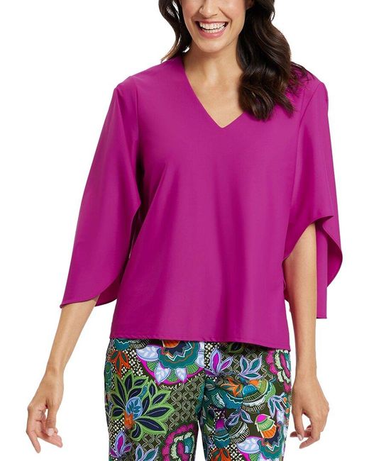 Jude Connally Purple Daniella Top