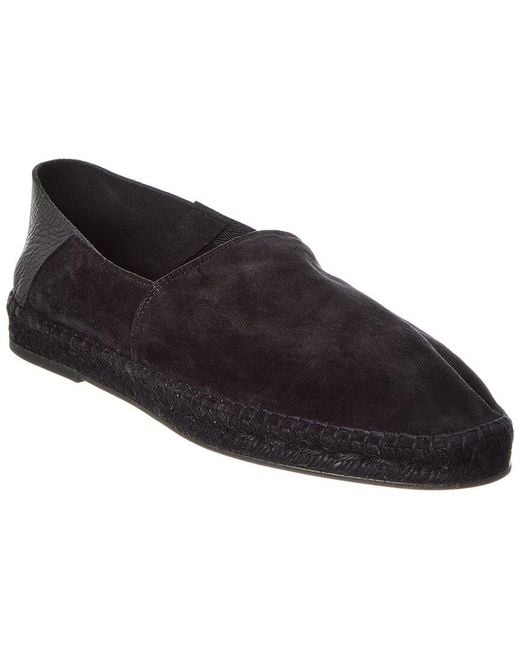 Officine Generale Black Officine Generale Cecil Suede Espadrille for men