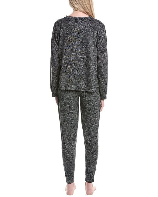 Sanctuary Gray 2Pc Top & Jogger Pajama Set