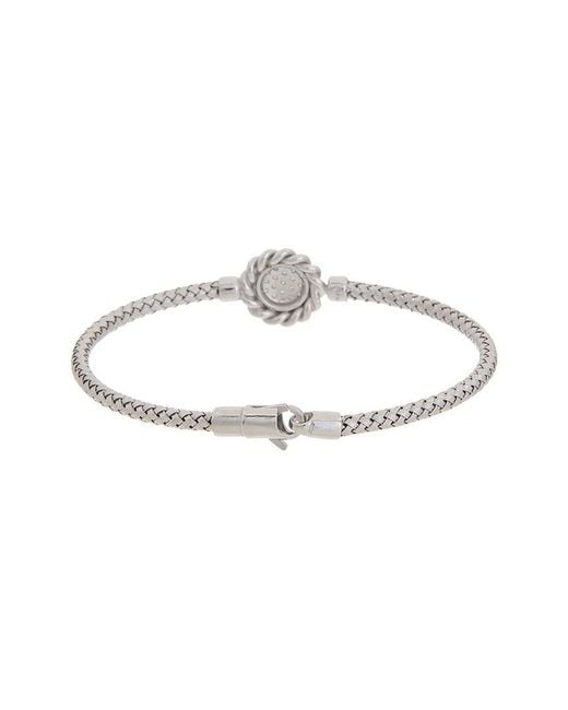 Meshmerise White 18K Over 0.15 Ct. Tw. Diamond Mesh Bangle Bracelet