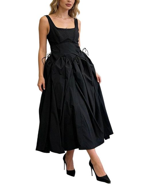 MIRA RICHI Black Maxi Dress