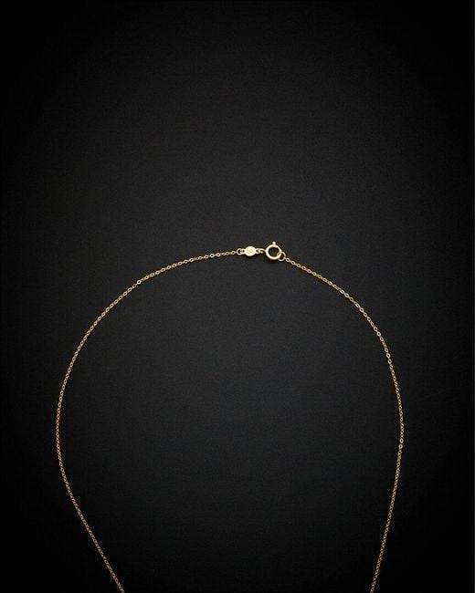 Italian Gold Black 14k Double Circle Necklace