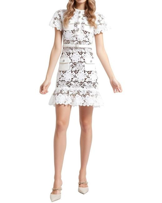 Kayla Paris White Mini Dress