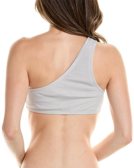 Ramy Brook Gray Tasha Bikini Top