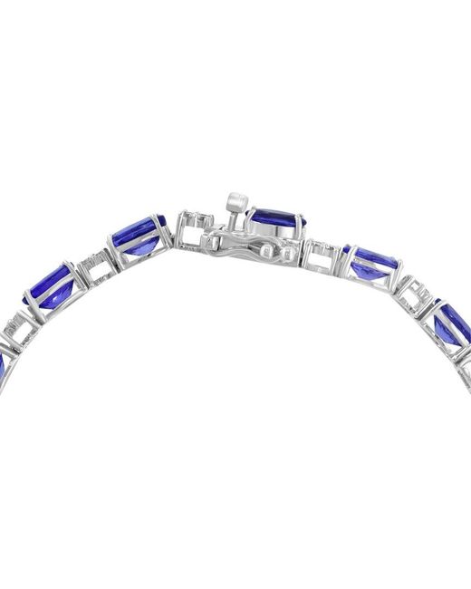Effy Fine Jewelry Blue 14K 12.65 Ct. Tw. Diamond & Tanzanite Bracelet