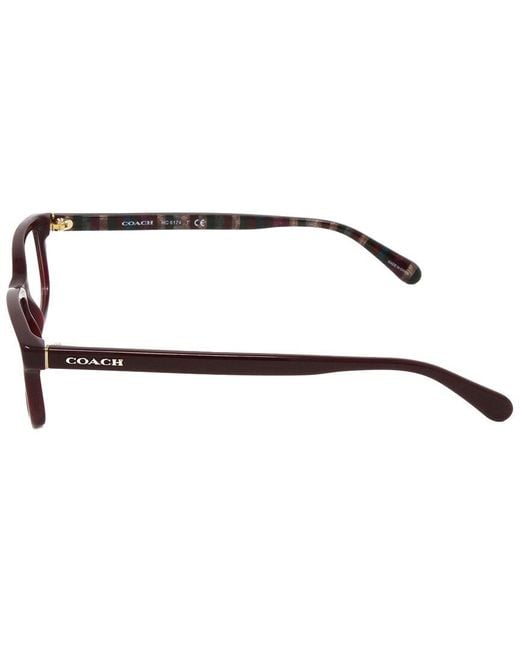 COACH Red Hc6174 50Mm Optical Frames