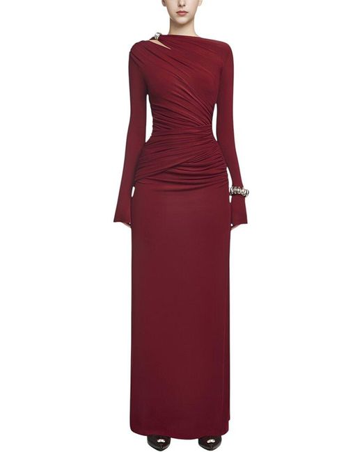 Silvia Rufino Red Maxi Dress