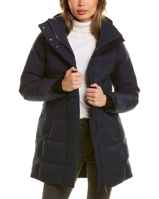 Canada Goose Goose Annecy Down Parka in Blue | Lyst Australia