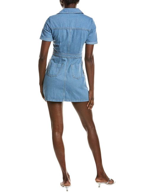 IPPONELLI Blue Denim Shirtdress