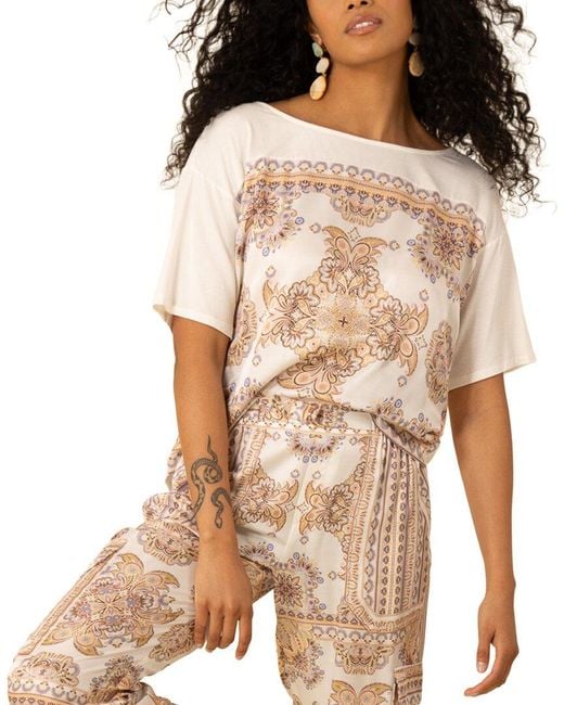 Hale Bob Women's Natural Silk-Blend Analia Knit