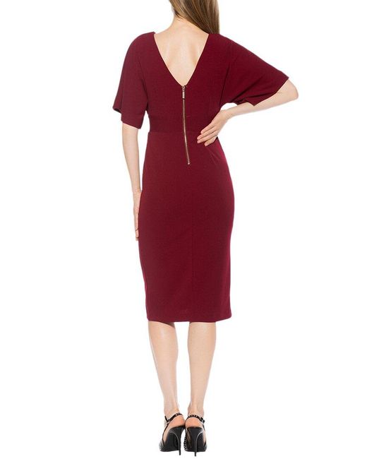 Alexia Admor Red Mila Sheath Dress