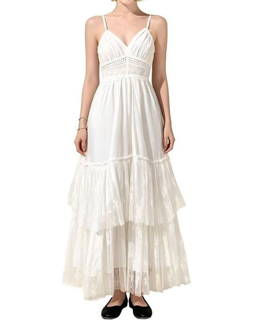 Emma way White Maxi Dress